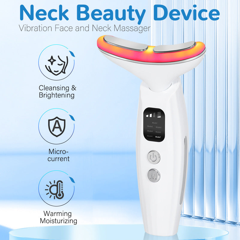 7-color light beauty neck instrument screen display massage instrument neck beauty instrument neck wrinkle auxiliary tool